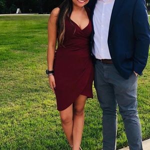 Nordstrom Burgundy Dress